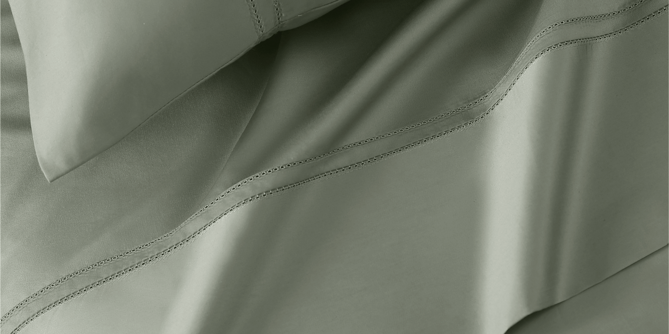 Pure Parima Egyptian Cotton Sheets Yalda Sheet Set | 100% Giza Egyptian Cotton#color_meadow