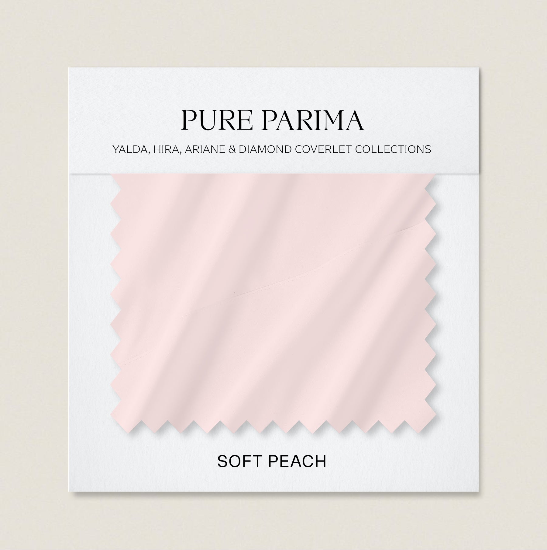 sateen soft peach swatch