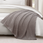 pure parima organic washed waffle blanket