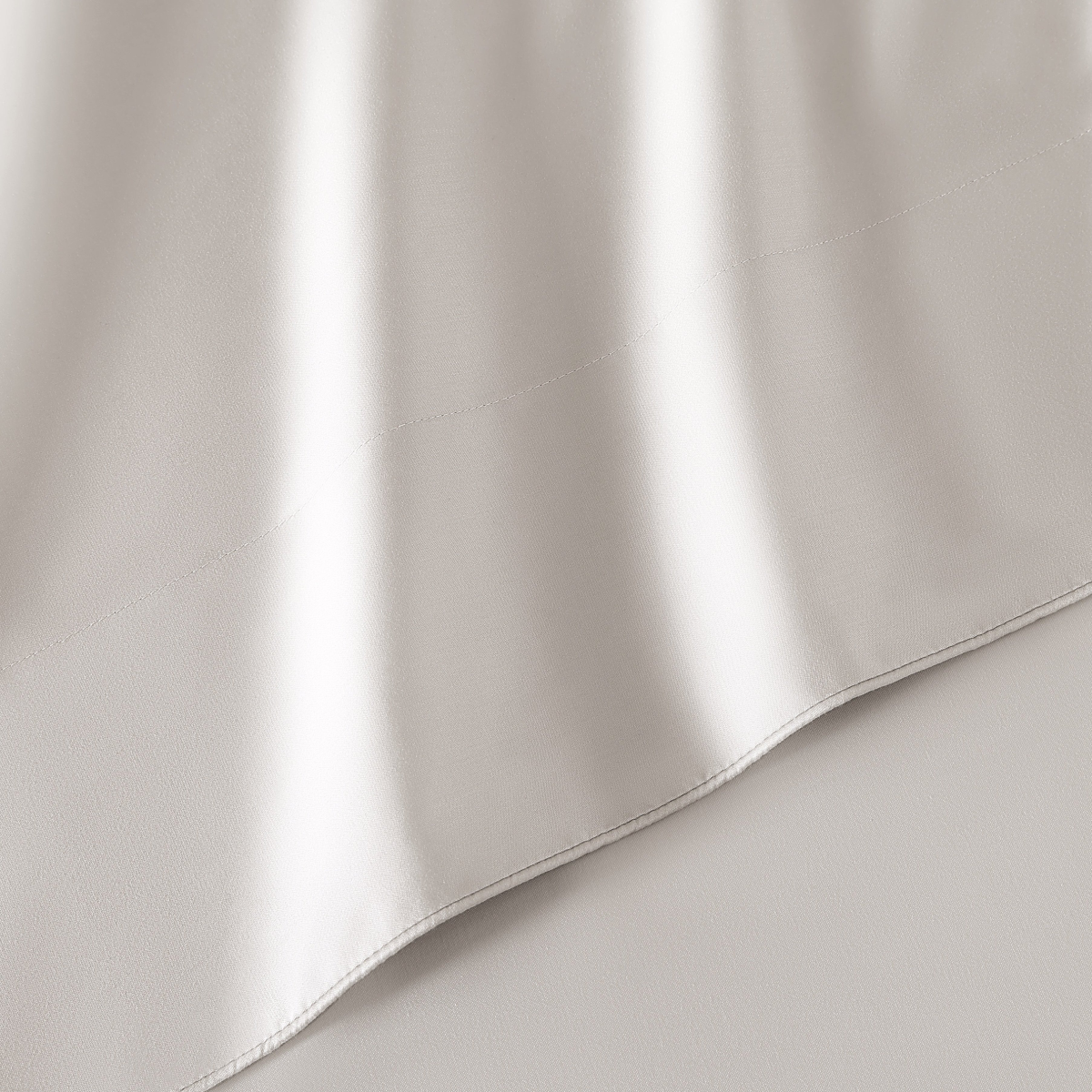 Silken Sateen Sheet Set Pure Parima Tencel Egyptian Cotton Silk#color_oyster