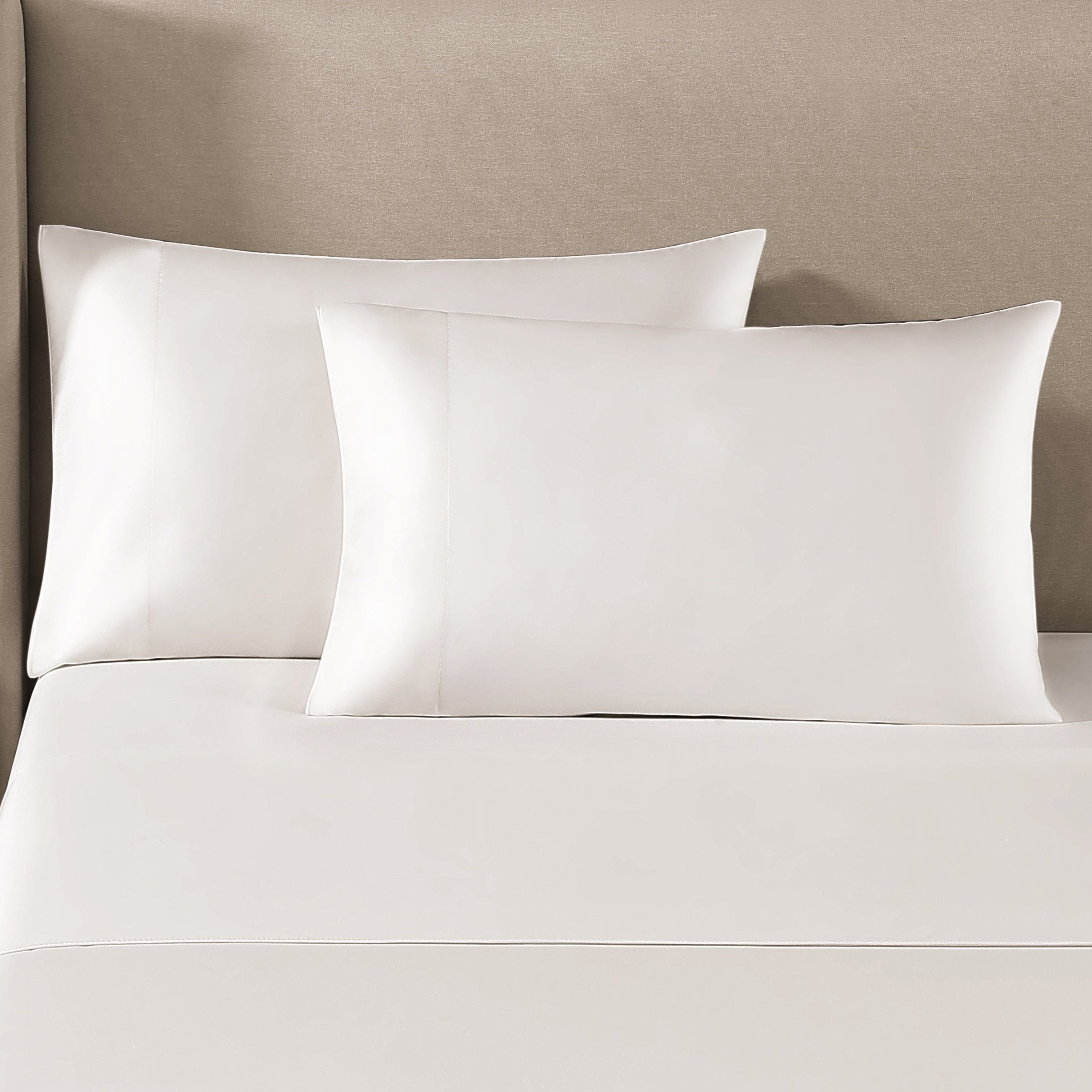 Silken Sateen Pillowcase Set Pure Parima Tencel Egyptian Cotton Silk#color_shell