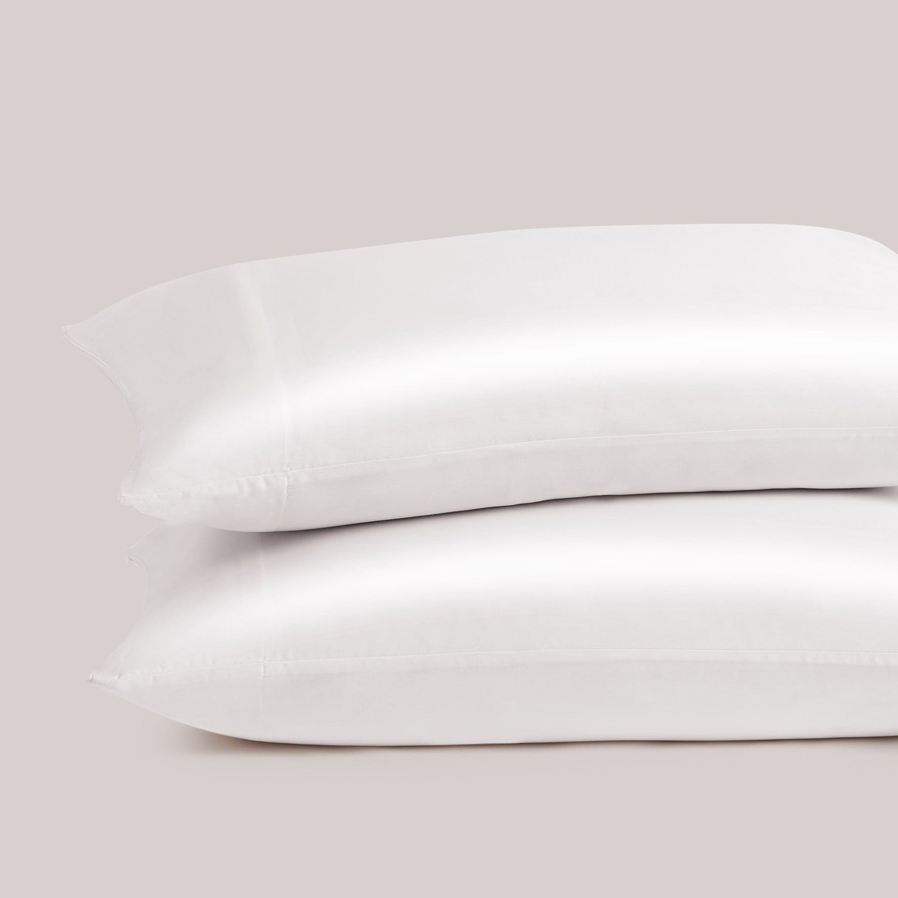 pure parima silken sateen pillowcases pearl