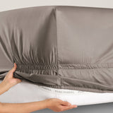 pure parima silken sateen fitted sheet devotion