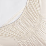 pure parima silken sateen tencel fitted sheet shell