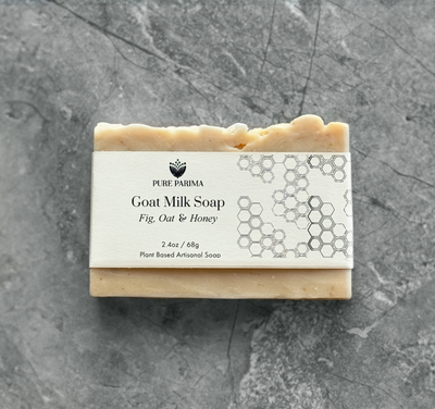 pure parima artisan soap bar hand made #scent_fig-oat-honey