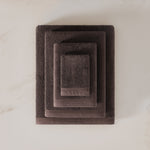 pure parima egyptian cotton soft border towels earth