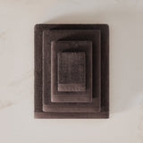 pure parima egyptian cotton soft border towels earth