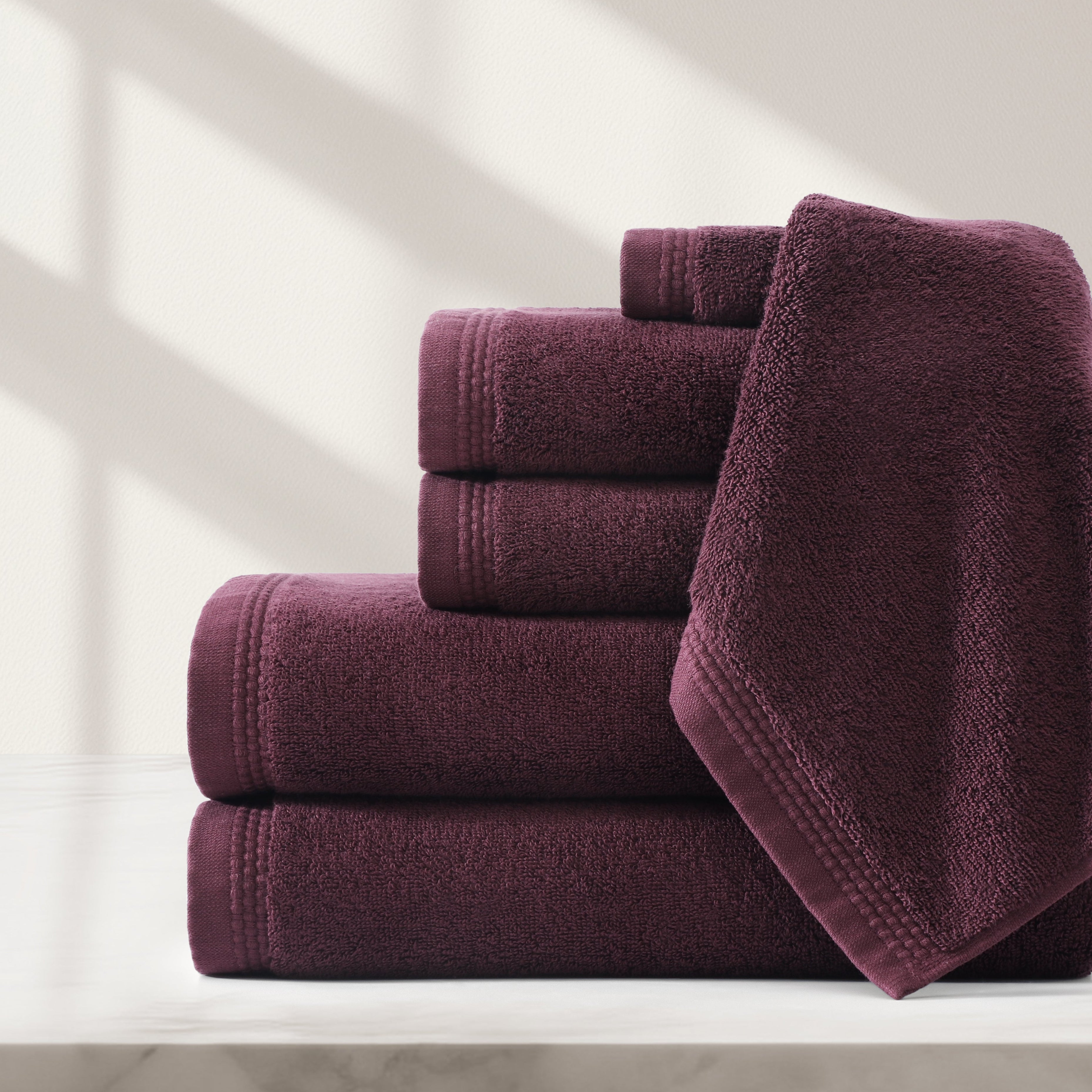 pure parima egyptian cotton soft border towels mulberry