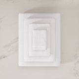 pure parima egyptian cotton soft border towels white