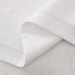 pure parima egyptian cotton soft border towels white