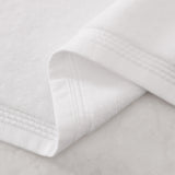 pure parima egyptian cotton soft border towels white