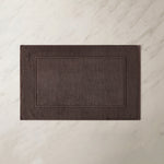 pure parima egyptian cotton bath mat earth
