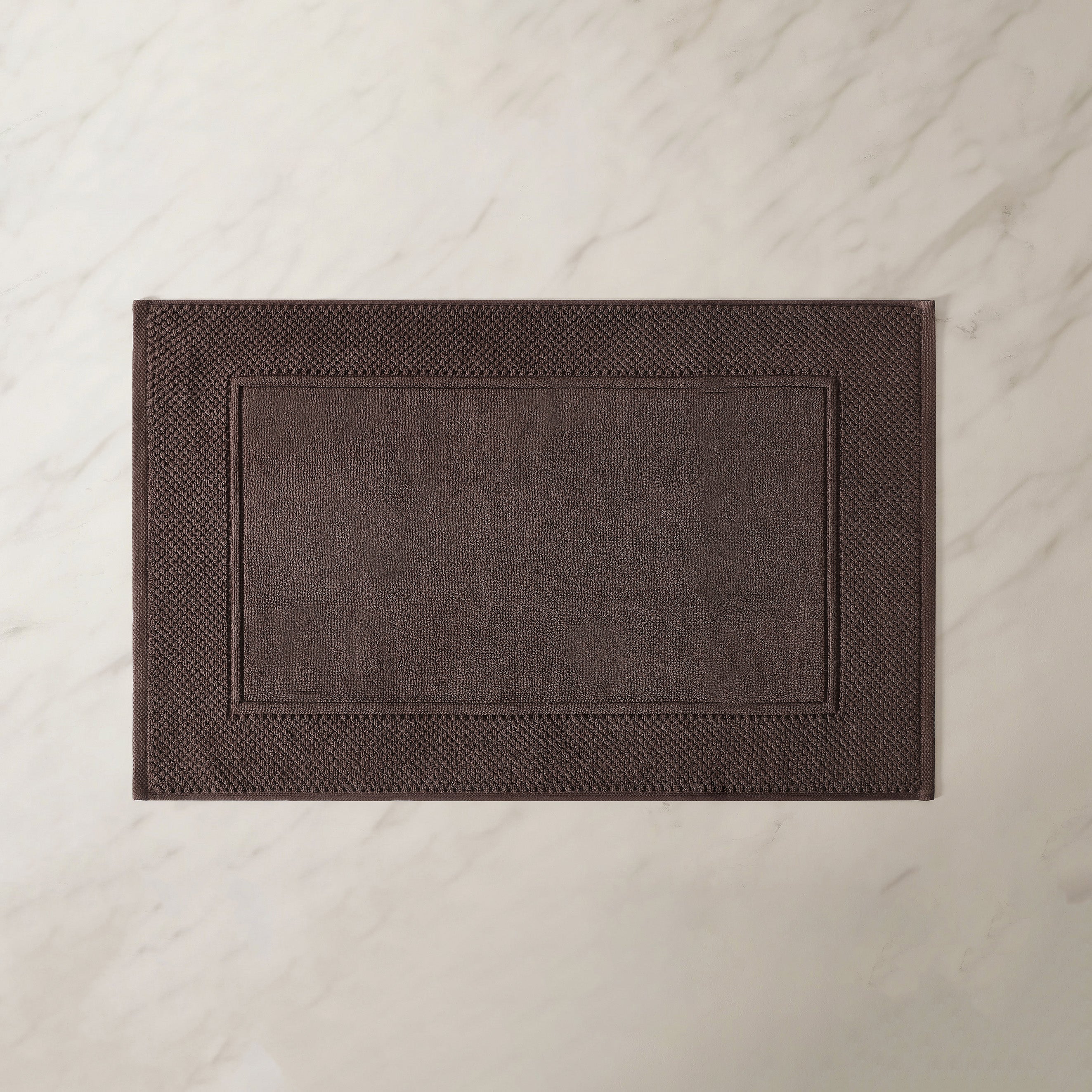 pure parima egyptian cotton bath mat earth