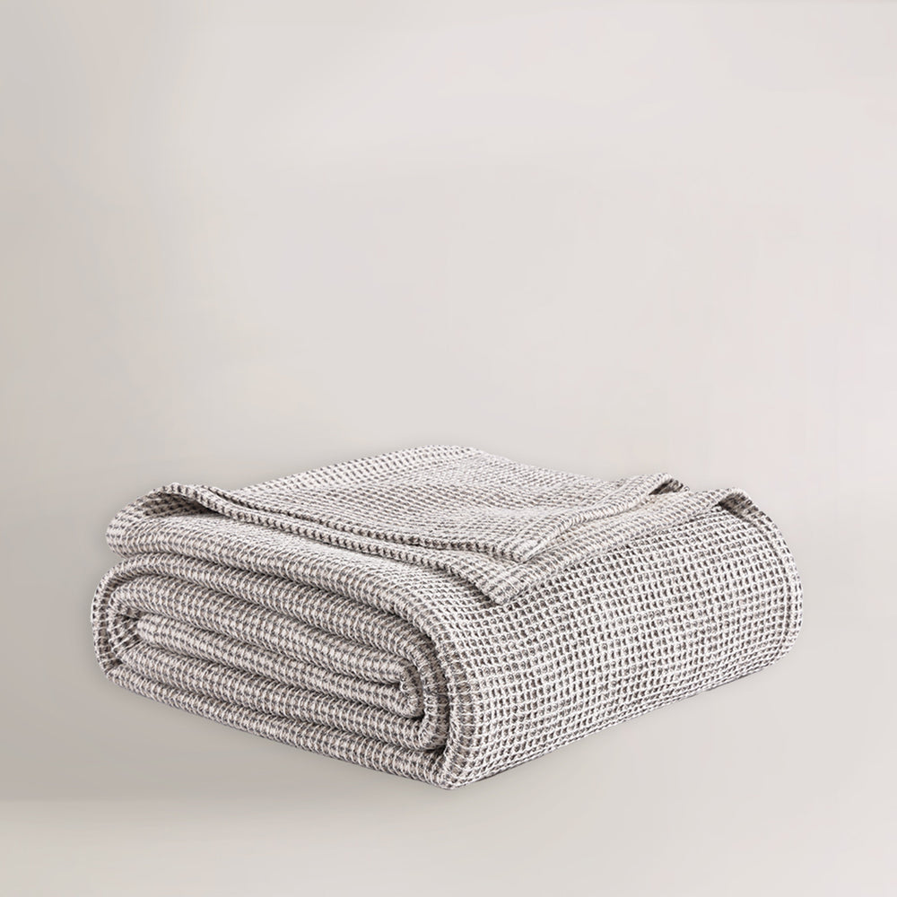 pure parima organic waffle blanket