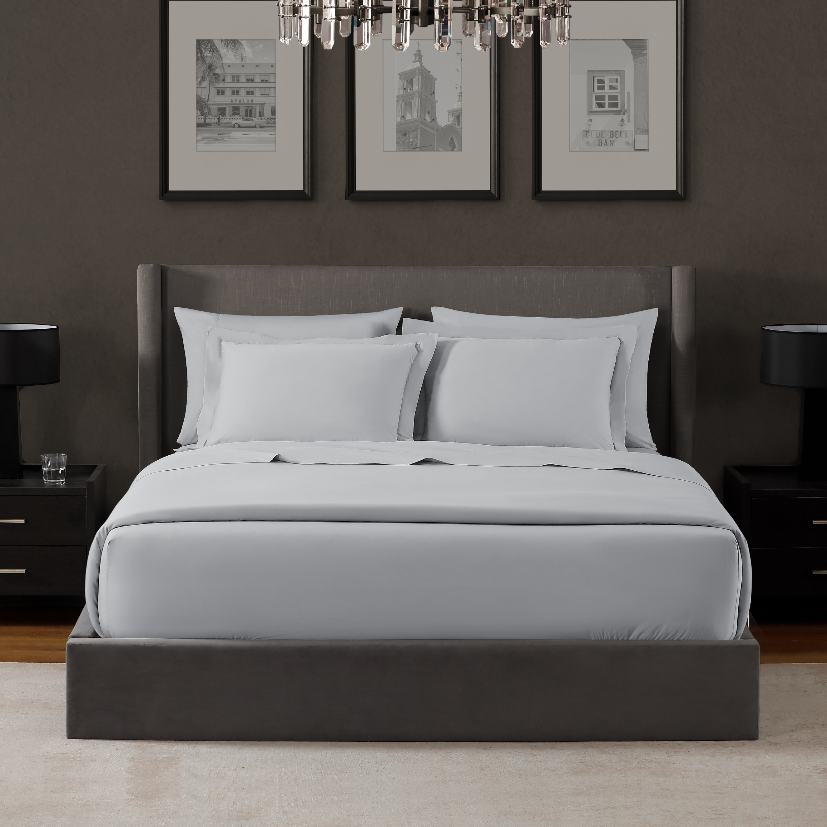 pure parima egyptian cotton sheets steel