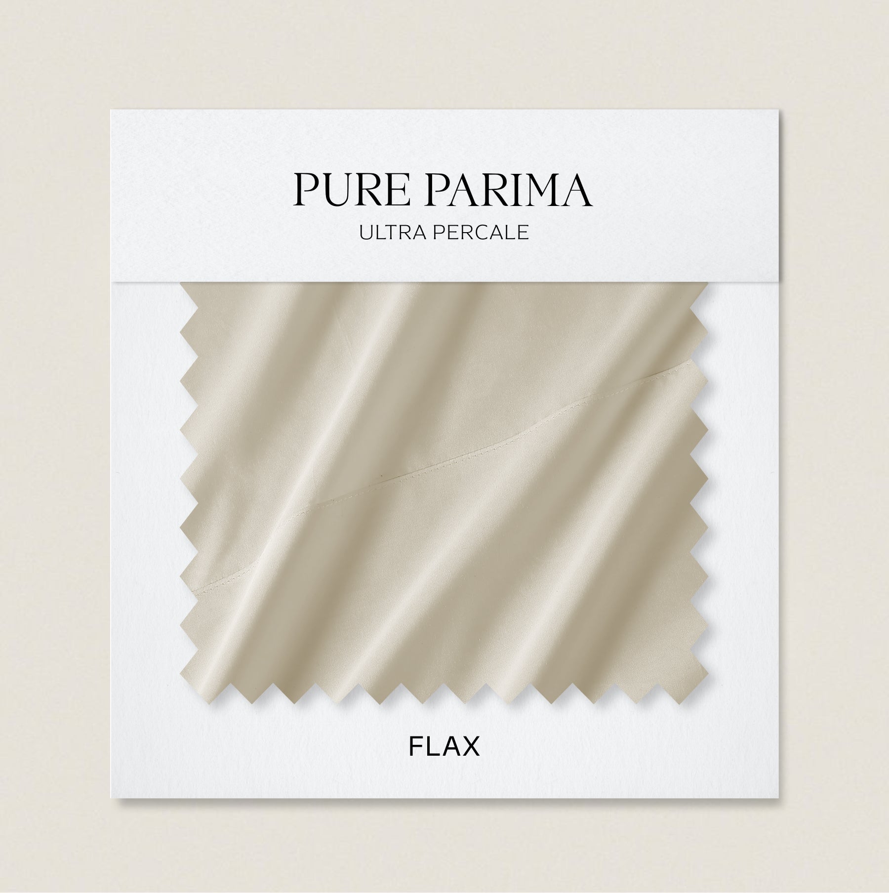 ultra percale swatch flax