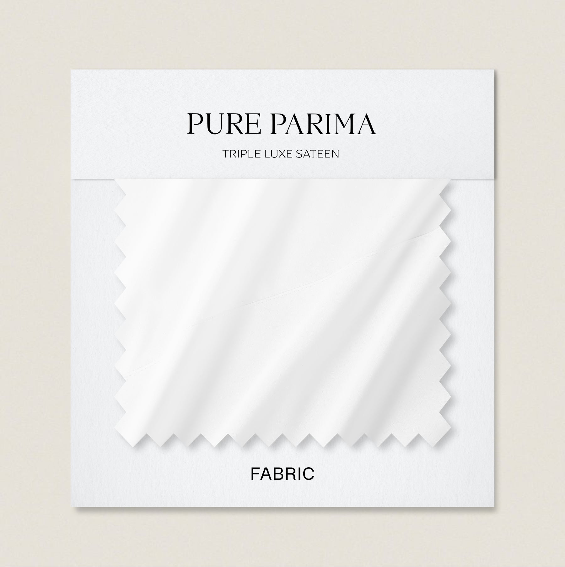 triple luxe sateen fabric swatch