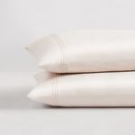 pure parima egyptian cotton pillowcases triple luxe sateen cream