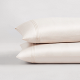pure parima egyptian cotton pillowcases triple luxe sateen cream