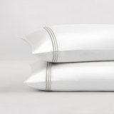 pure parima egyptian cotton pillowcases triple luxe sateen nickel