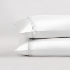 pure parima egyptian cotton pillowcases triple luxe sateen arctic