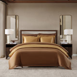 pure parima egyptian cotton triple luxe sateen collection caramel honey