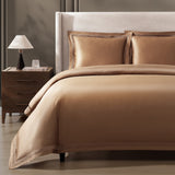 pure parima egyptian cotton duvet cover caramel