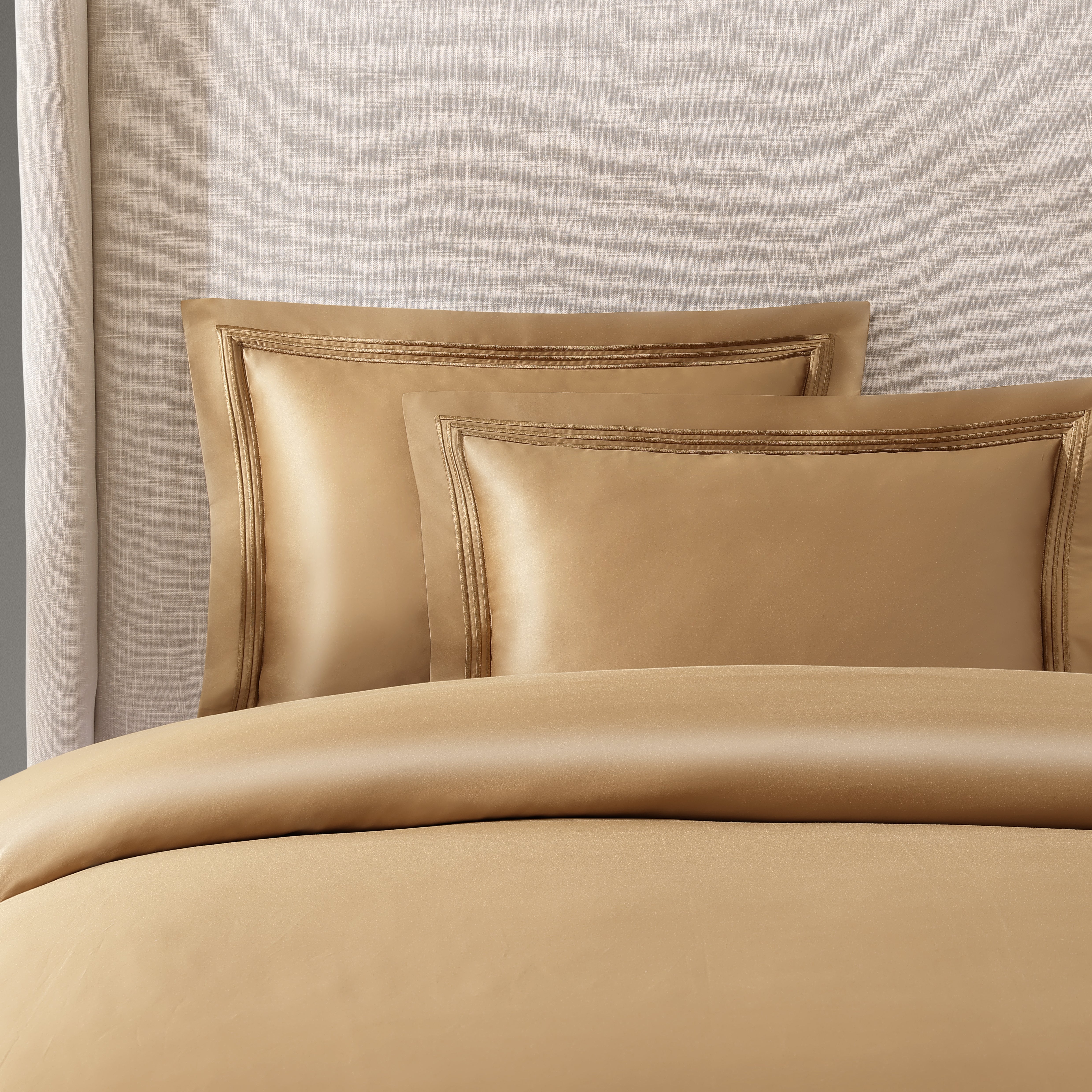 pure parima egyptian cotton duvet cover honey