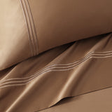 pure parima egyptian cotton sheets caramel