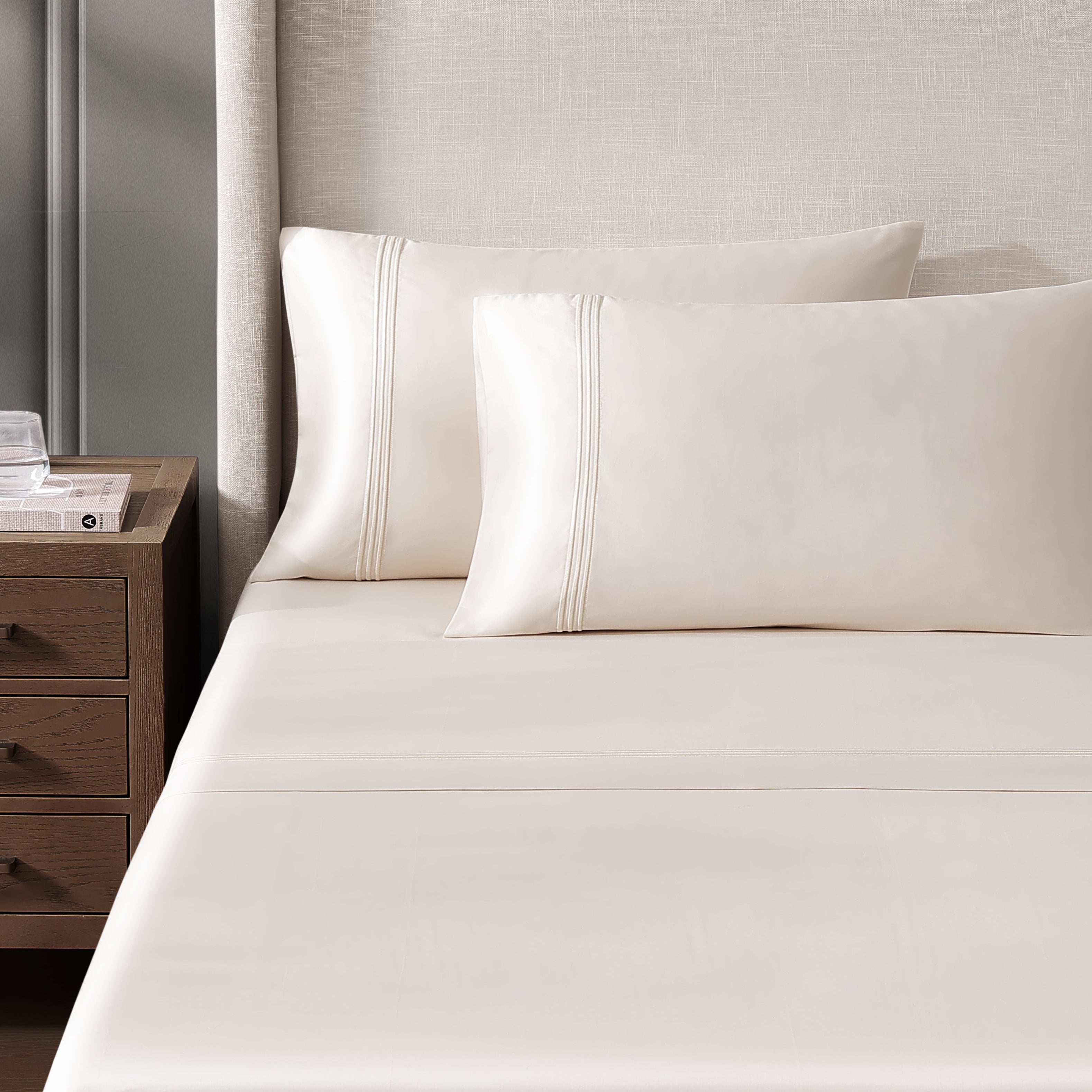 pure parima egyptian cotton sheets cream