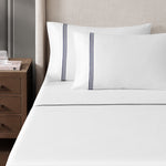 pure parima egyptian cotton sheets midnight
