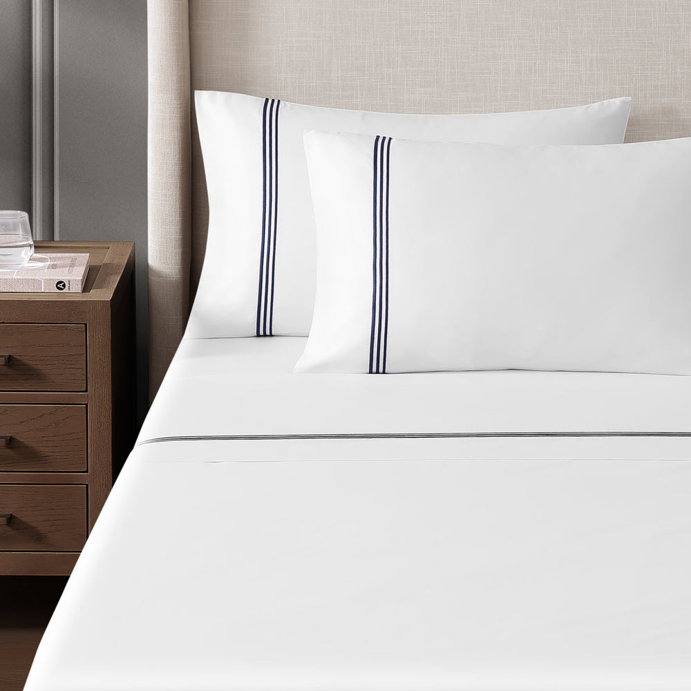 pure parima egyptian cotton sheets midnight