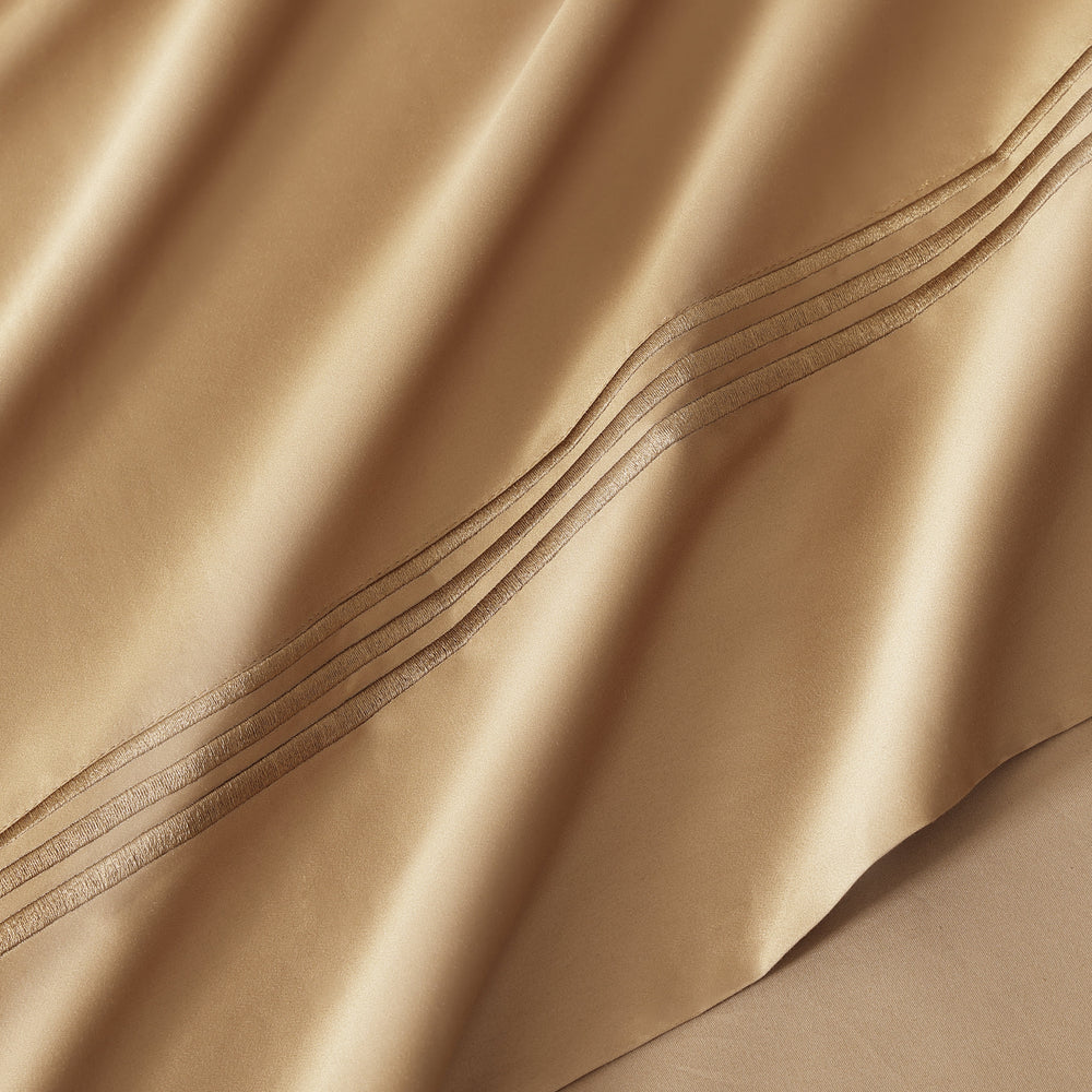 pure parima egyptian cotton sheets honey