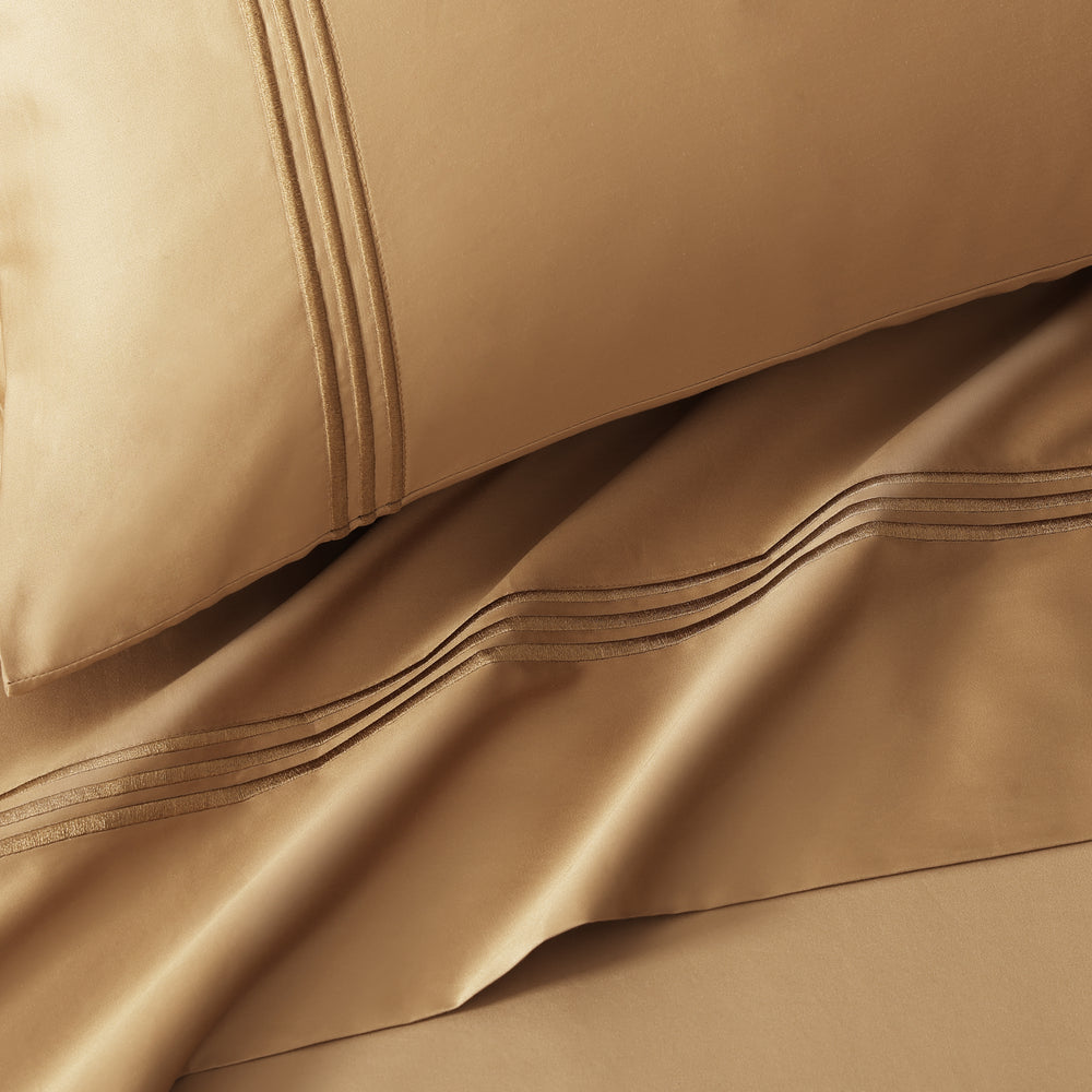 pure parima egyptian cotton sheets honey