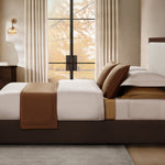 pure parima egyptian cotton triple luxe sateen collection cream caramel honey