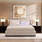 Pure Parima Egyptian Cotton Sheets Ultra Percale Duvet Cover Set#color_flax