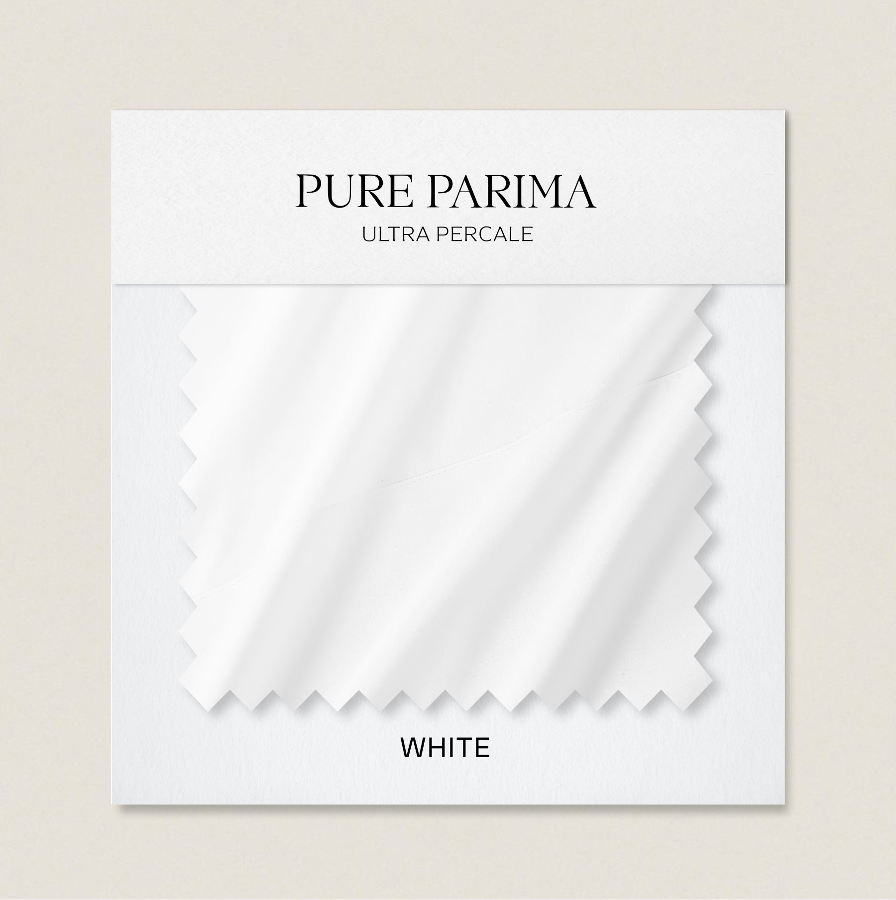 ultra percale white swatch