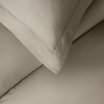 Pure Parima Egyptian Cotton Ultra Percale Duvet Covert#color_flax