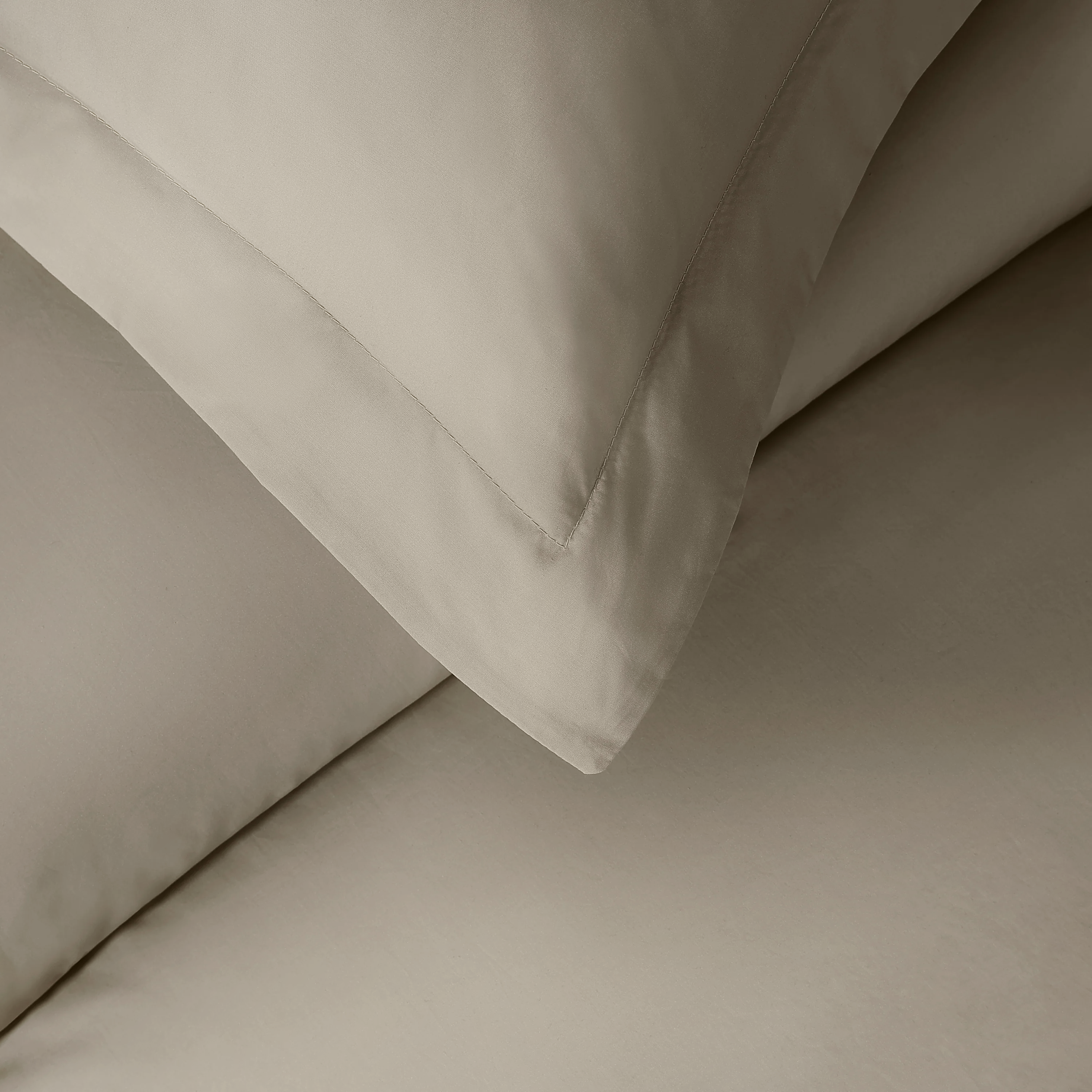 Pure Parima Egyptian Cotton Ultra Percale Duvet Covert#color_flax