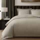 Pure Parima Egyptian Cotton Ultra Percale Duvet Cover#color_flax