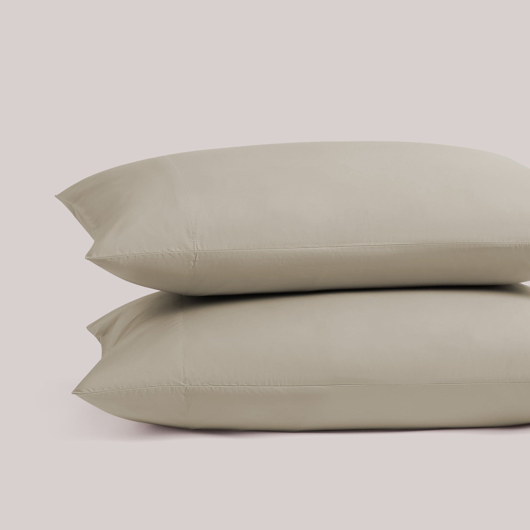 pure parima egyptian cotton ultra percale pillowcases flax