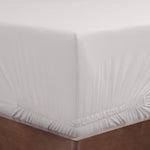 pure parima egyptian cotton ultra percale sheet set steel