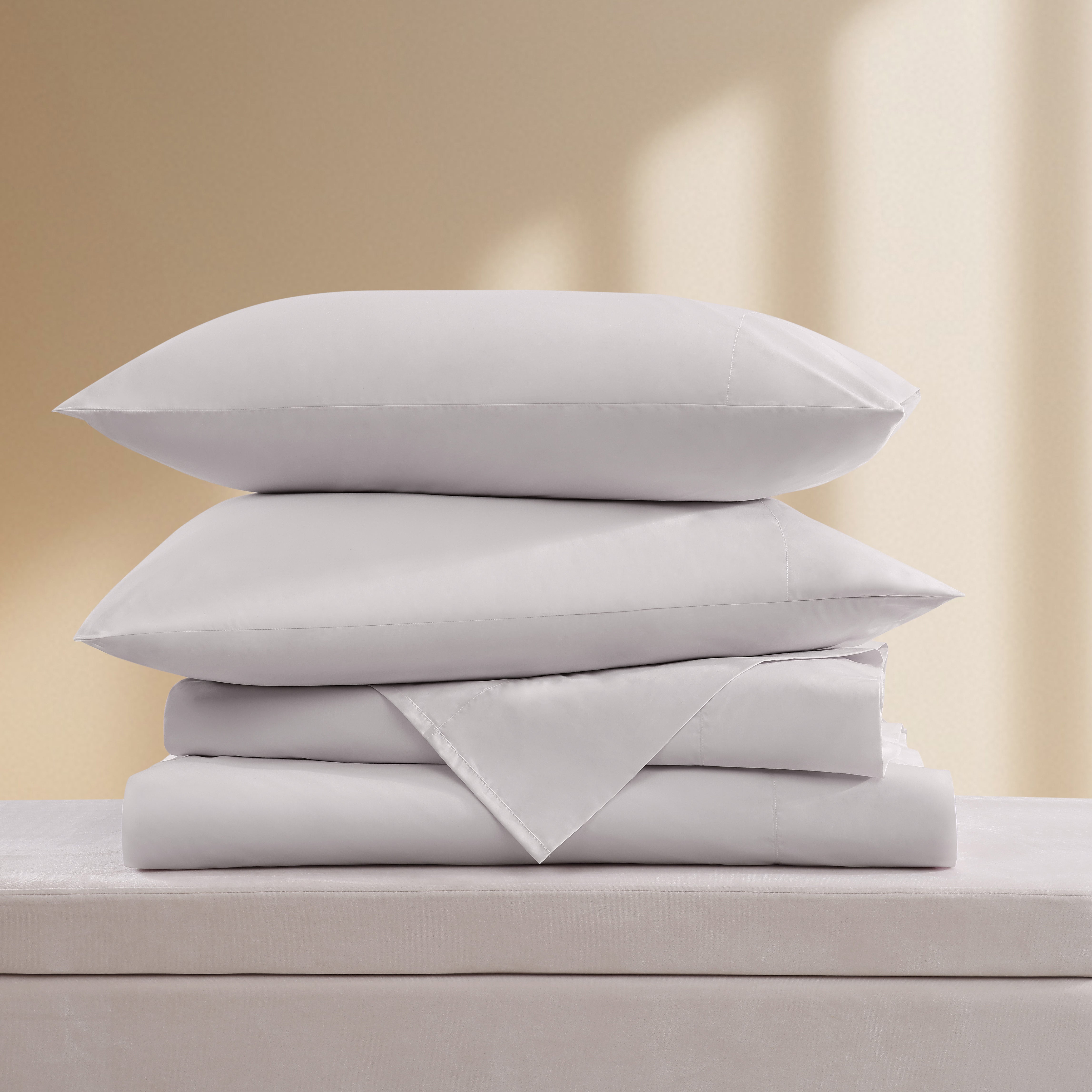 pure parima egyptian cotton ultra percale sheet set steel