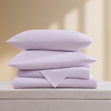 Pure Parima Egyptian Cotton Sheets Ultra Percale Sheet Set#color_lilac