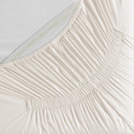 pure parima egyptian cotton ultra percale fitted sheet natural
