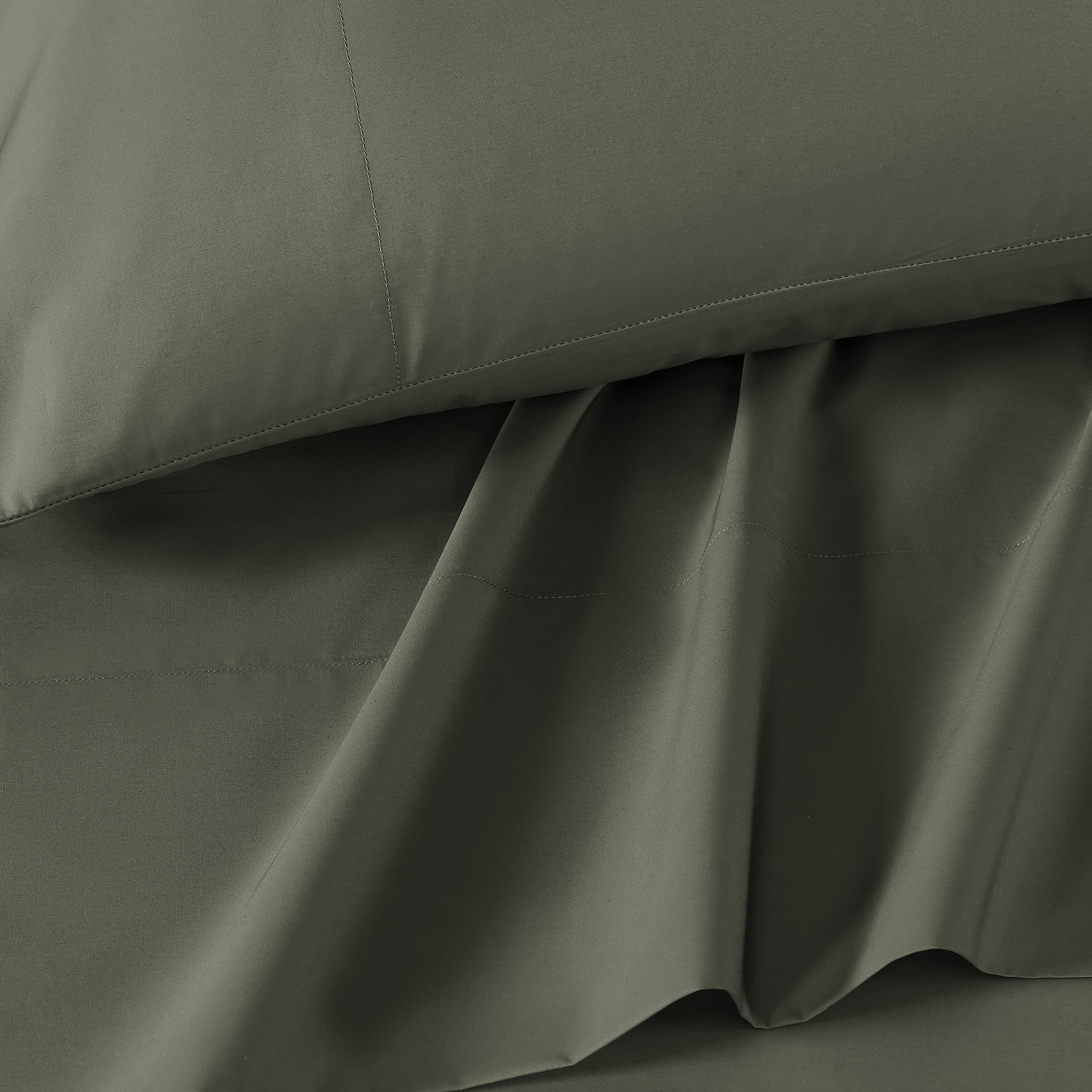 pure parima egyptian cotton ultra percale sheets olive