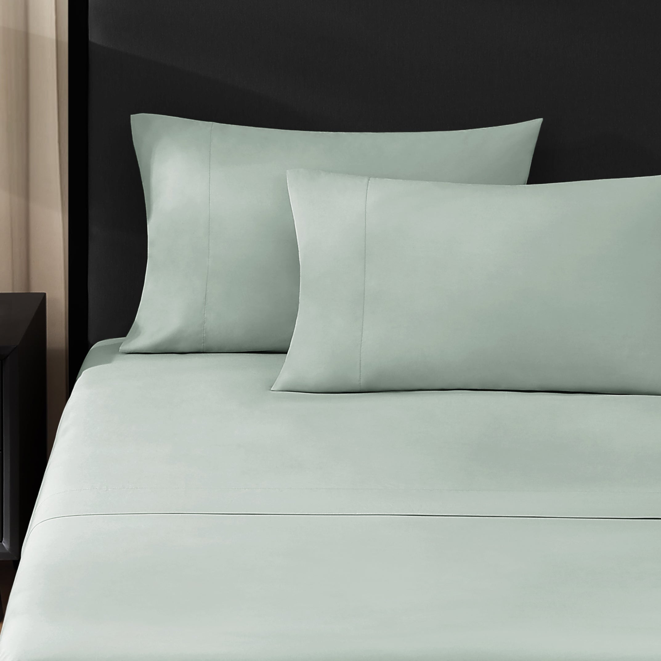 Pure Parima Egyptian Cotton Sheets Ultra Percale Sheet Set#color_salt
