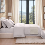 pure parima egyptian cotton ultra percale sheet set steel