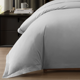 pure parima egyptian cotton ultra percale duvet cover set steel