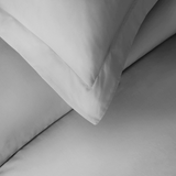 pure parima egyptian cotton ultra percale duvet cover set steel